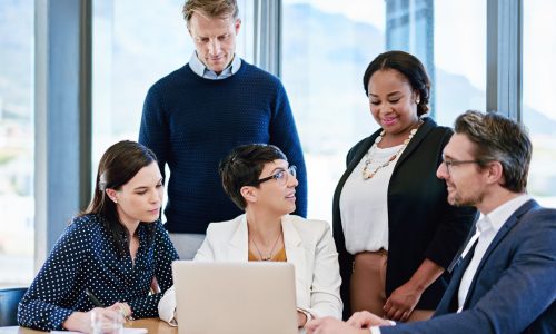 Deep in discussions.